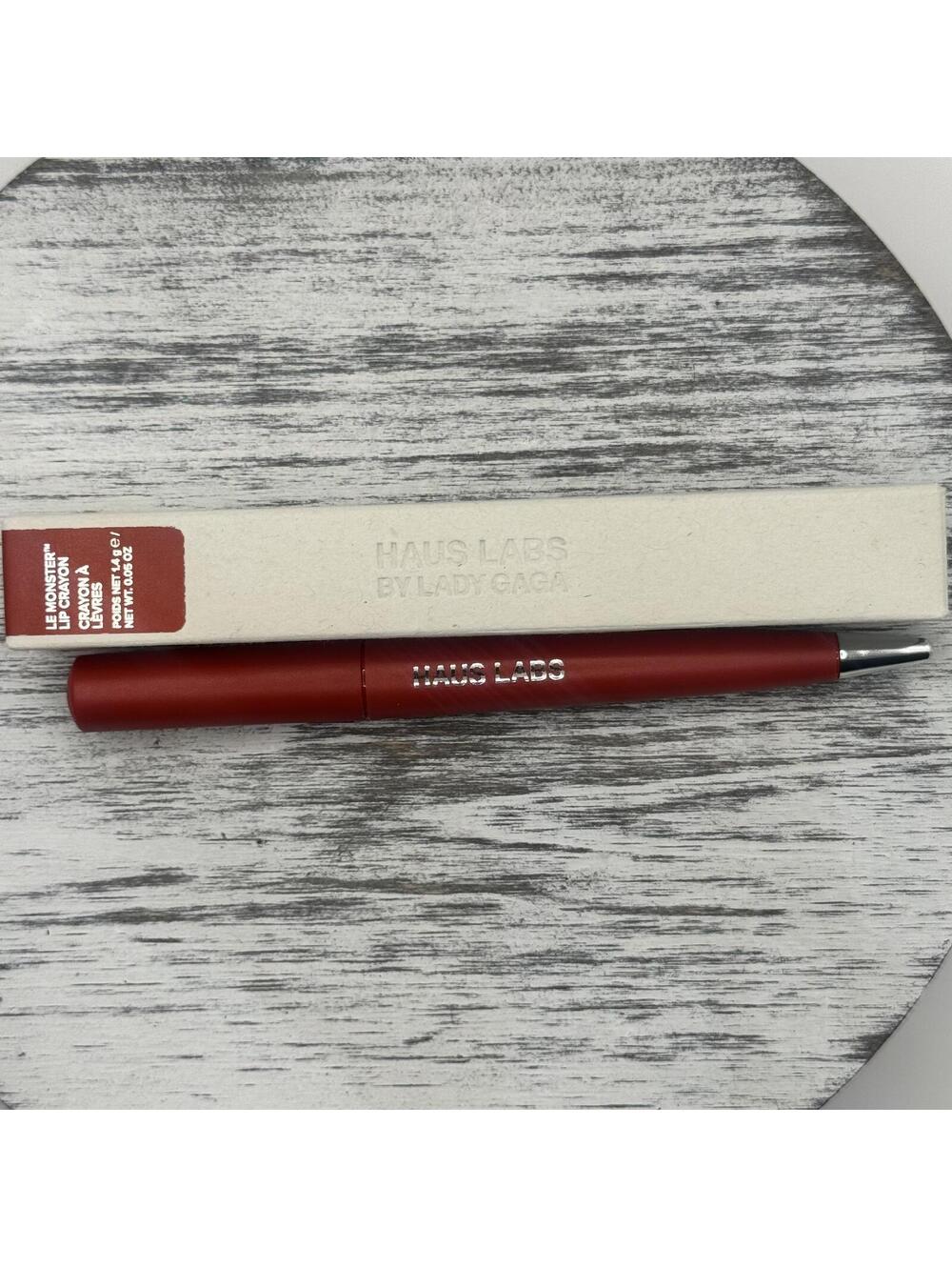 Haus Labs Le Monster Lip Crayon CURRANT MATTE .05oz/1.4g Lipstick Full Sz BNIB